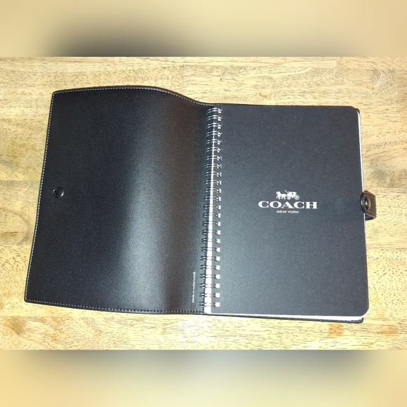 Coach leather notebook/journal - Picture 3 of 4